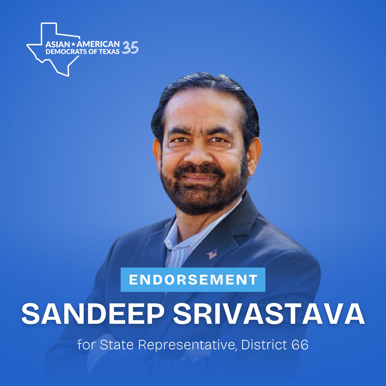 Sandeep Srivastava Endorsement